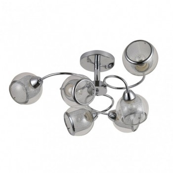 Distribuidor - Lâmpadas Diversas | Lâmpadas Modernas | LAMPARA STANLEY 6XE27 CROMO 26X68X68 CM Ref: 153256020
